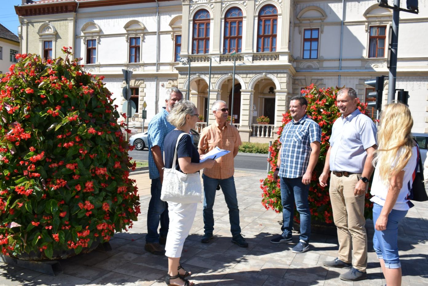 Kiskőrösre látogatott a Virágos Magyarország elnevezésű verseny zsűrije