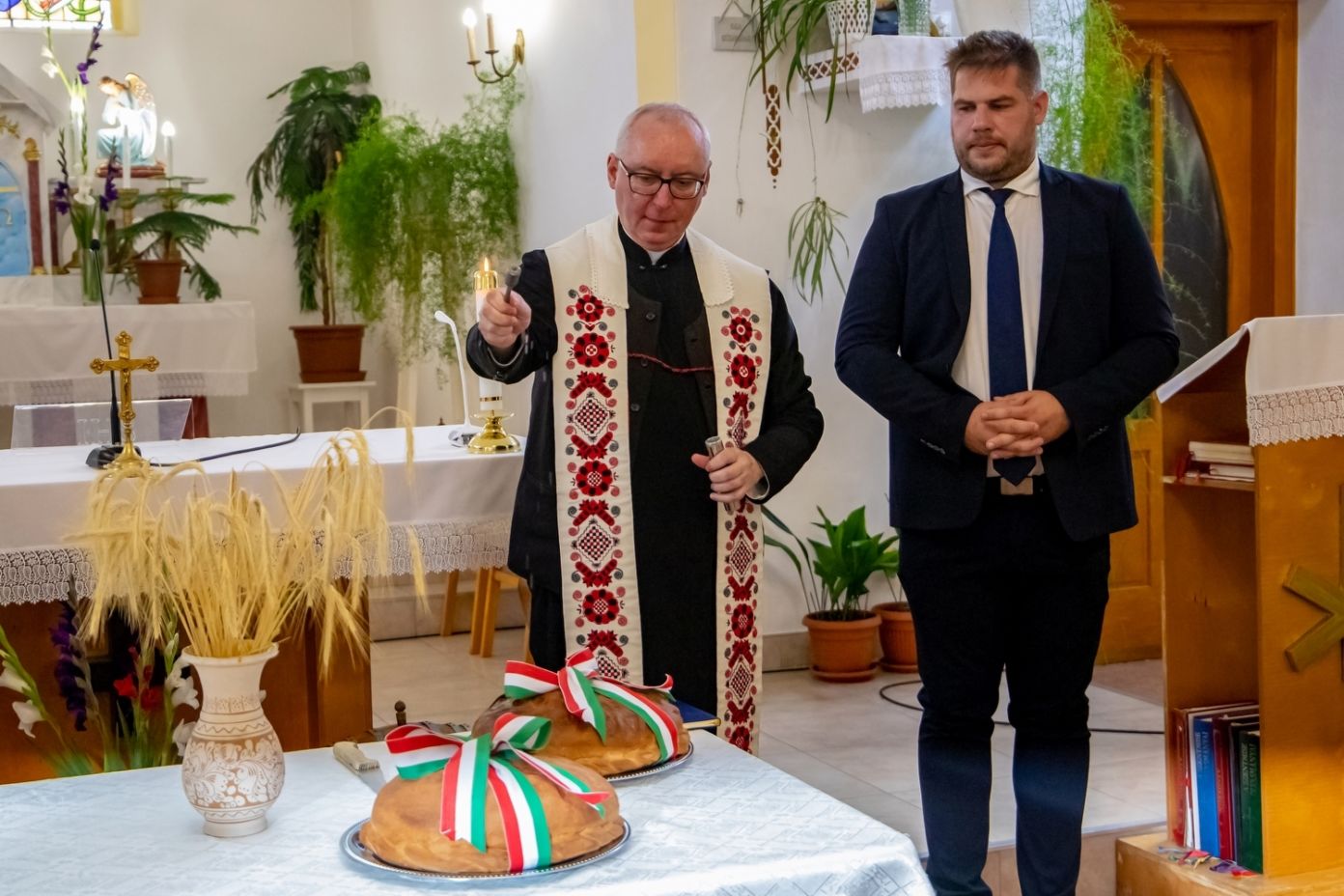 Ökumenikus kenyéráldással ünnepeltek Bócsán