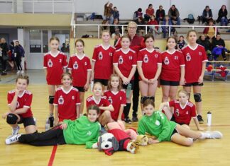 Hazai tornán léptek pályára a kiskőrösi U11-es lány kézisek