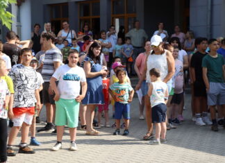 Gyermeknapi forgatag a Kiskőrösi EGYMI udvarán