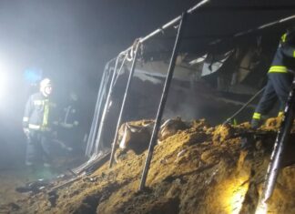 Fóliasátorban keletkezett tűz Kecelen