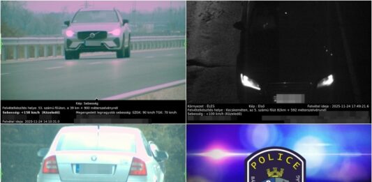 Az 53-as számú főúton 90 helyett 158 km/h-val hajtott