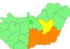 Másodfokú (narancs) meteorológiai riasztás Bács-Kiskun vármegyében