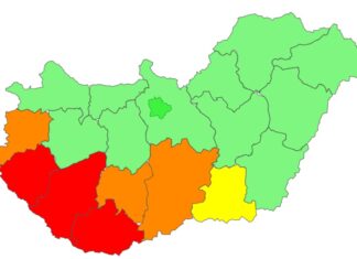 Másodfokú (narancs) meteorológiai riasztás kiadva 3 vármegye területére