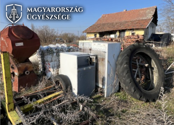 Elborította a tanyát a veszélyes hulladék