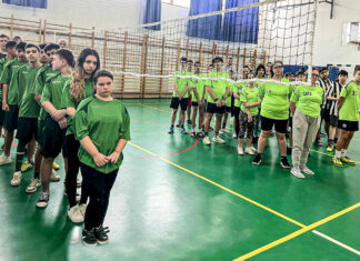 A zsinórlabda bajnokság vármegyei döntője volt a kiskőrösi EGYMI-ben