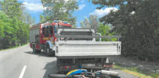 Járművek az ütközés után