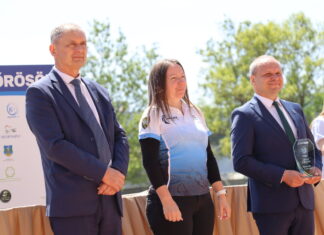 Sportmajális Kiskőrösön: az év női sportlövője Maglódiné Tóth Erzsébet Szilvia
