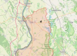 Lábonálló gabona ég Solt és Fülöpszállás között