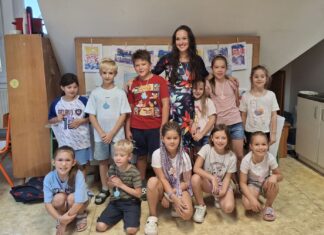 Öt nap alkotás és élmény – sikeresen zárult a grafika tábor a Szólam Alapfokú Művészeti Iskolában Gyerekek alkotnak a grafika táborban a Szólam Alapfokú Művészeti Iskola grafika termében Kiskőrösön