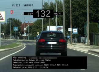 Több száz gyorshajtót és ittas sofőrt szűrtek ki Bács-Kiskun útjain – Újabb rendőrségi összesítés érkezett Sebességmérő kamera felvétele egy jelentős sebességtúllépést elkövető autóról Bács-Kiskun vármegyében