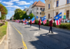 Először mutatkozott be Kiskőrösön a Pavane Zászlóforgató Csoport