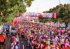 Megdőlt a rekord: 24 ezer nevezővel teltházas a 41. Wizz Air Budapest Félmaraton Futók a Wizz Air Budapest Félmaraton budapesti útvonalán