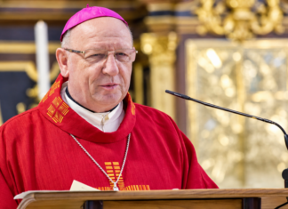 Palánki Ferenc lett a Kalocsa-Kecskeméti Főegyházmegye új érseke Palánki Ferenc érsek liturgikus öltözetben szentmisén