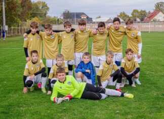 Pontosztozkodás a Kiskőrösi LC és a Gyulasport U13-as mérkőzésen Kiskőrösi LC U13 és Gyulasport labdarúgói a kiskőrösi mérkőzésen